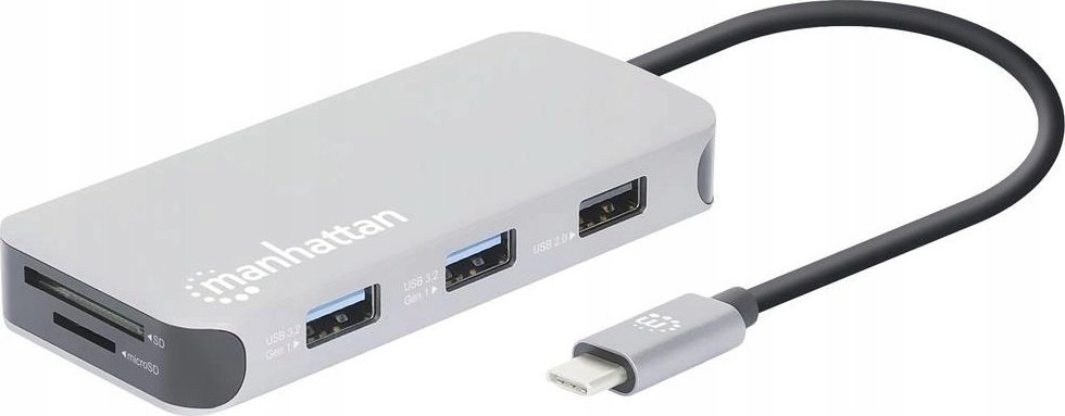 Manhattan USB-C Dock/Hub with Card Reader