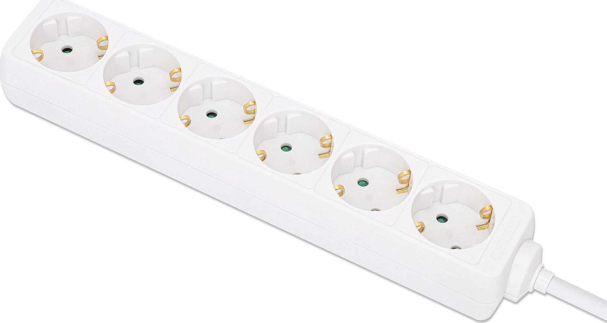 MANHATTAN power strip 6-way 2m cable