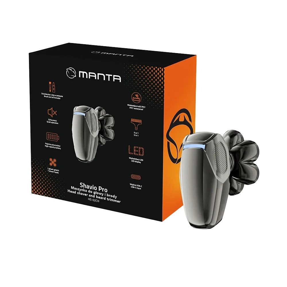 Manta HS-02CH Head shaver and beard
