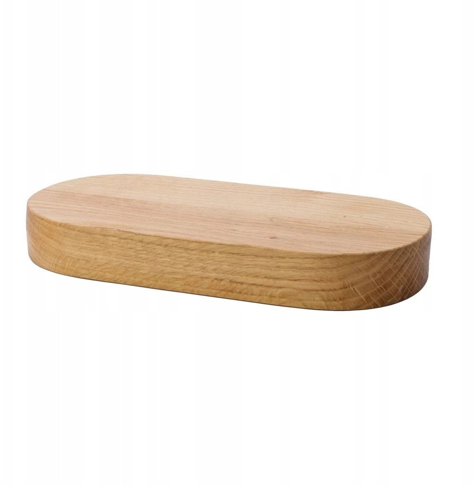 Deska dębowa owalna 500x290x40 mm V-11553