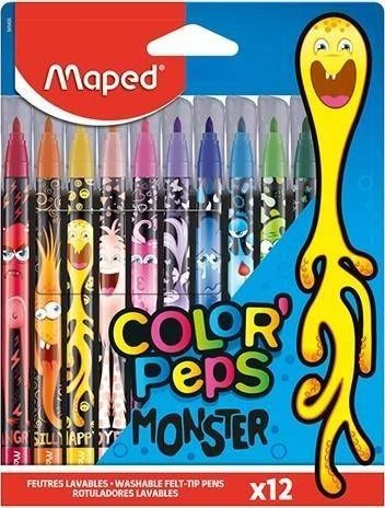 Maped Colorpeps Monster felt-tip pens 12