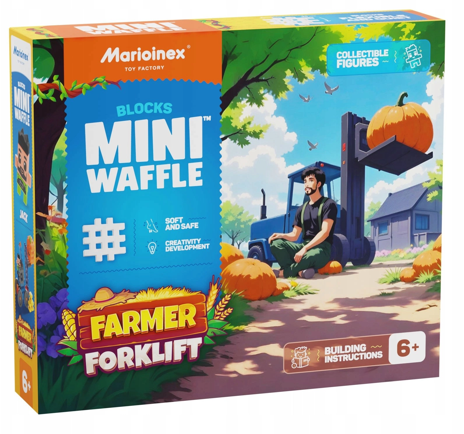 *****Farmer waffle blocks forklift 50 pieces