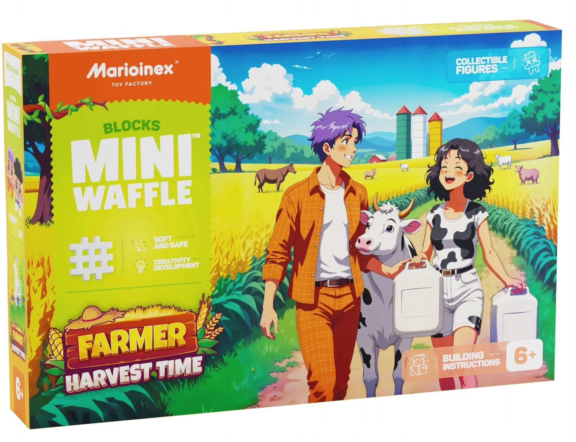 *****Farmer waffle blocks harvest time 100