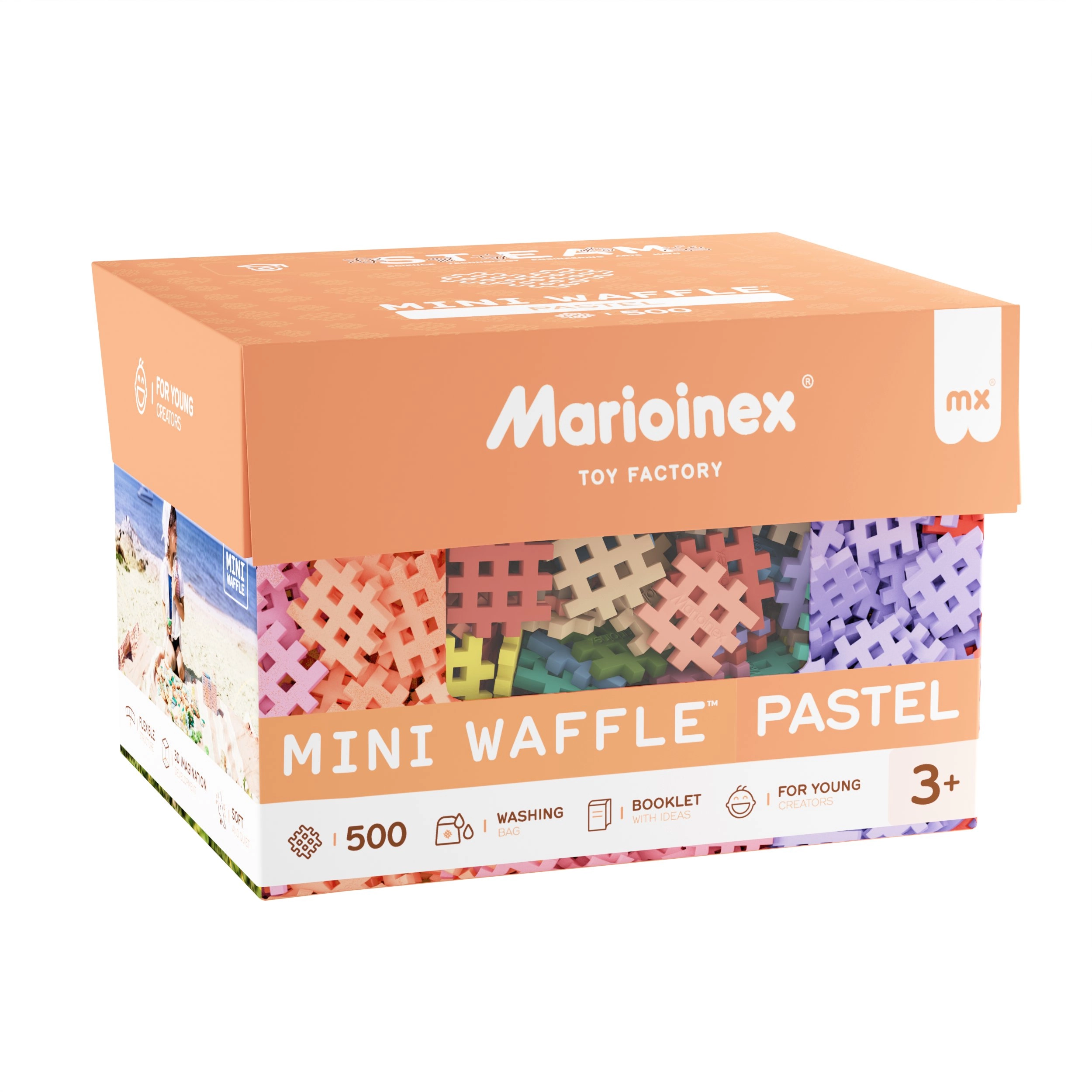 Marioinex Waffle mini pastel construction blocks
