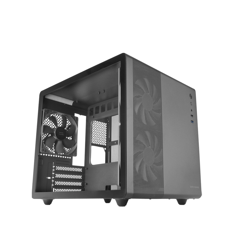 Mars Gaming MC-MPRO Mini Tower Melns