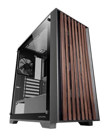 Mars Gaming MC-WOOD Midi Tower melns