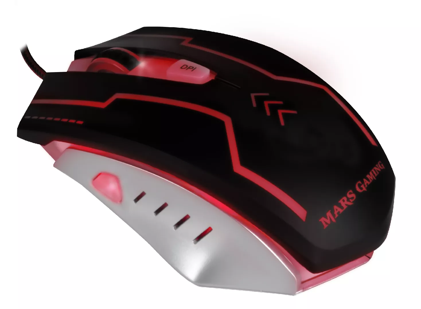 Mars Gaming MM2 pele Speļu Abām rokām Optisks 5000 DPI