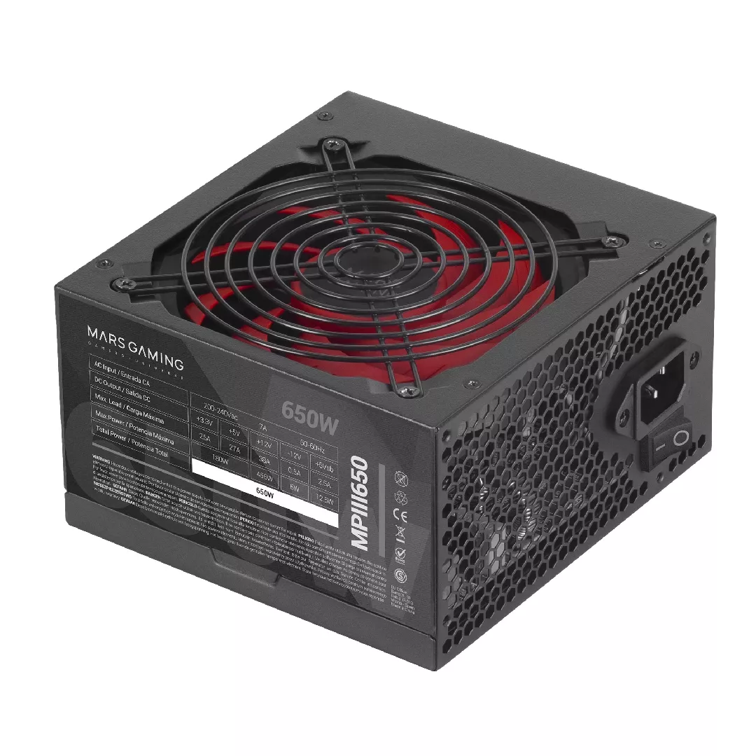 Mars Gaming MPIII650 PC ATX 650W