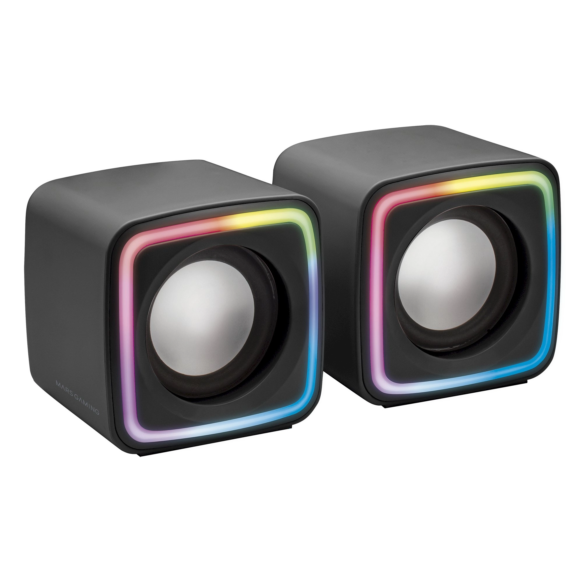 Mars Gaming MSCUBE Black Compact RGB