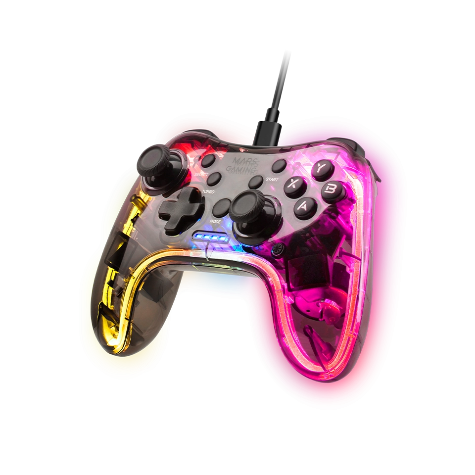 Mars Gaming MGPC Gaming Controller Transparent