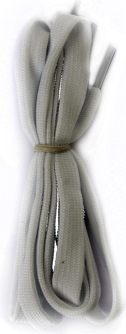 Martes Lace Flat White shoelaces 120cm