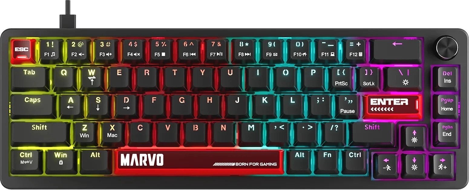 Marvo Arma 67 TNT Peach Keyboard