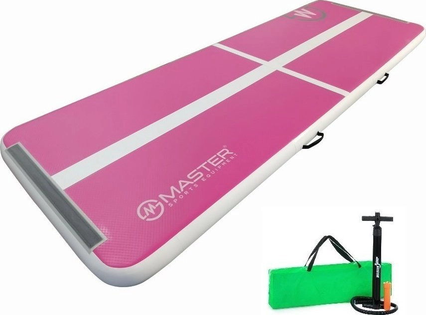 Master Dmuchany materac gimnastyczny MAS-B860-Pink-White 300