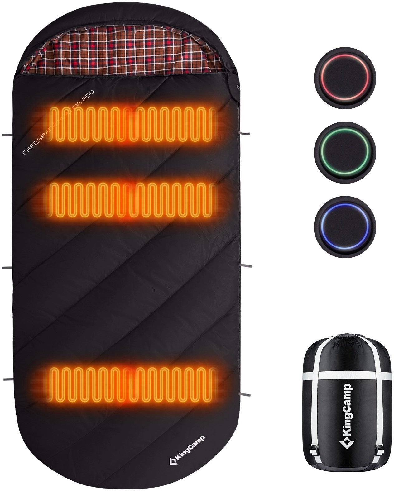 Master Sleeping Bag with Heating Heated