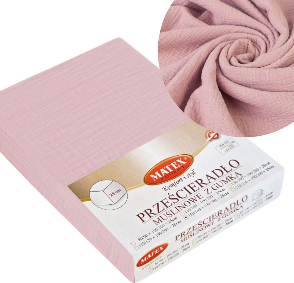 Matex Prześcieradło 90 x 200 z