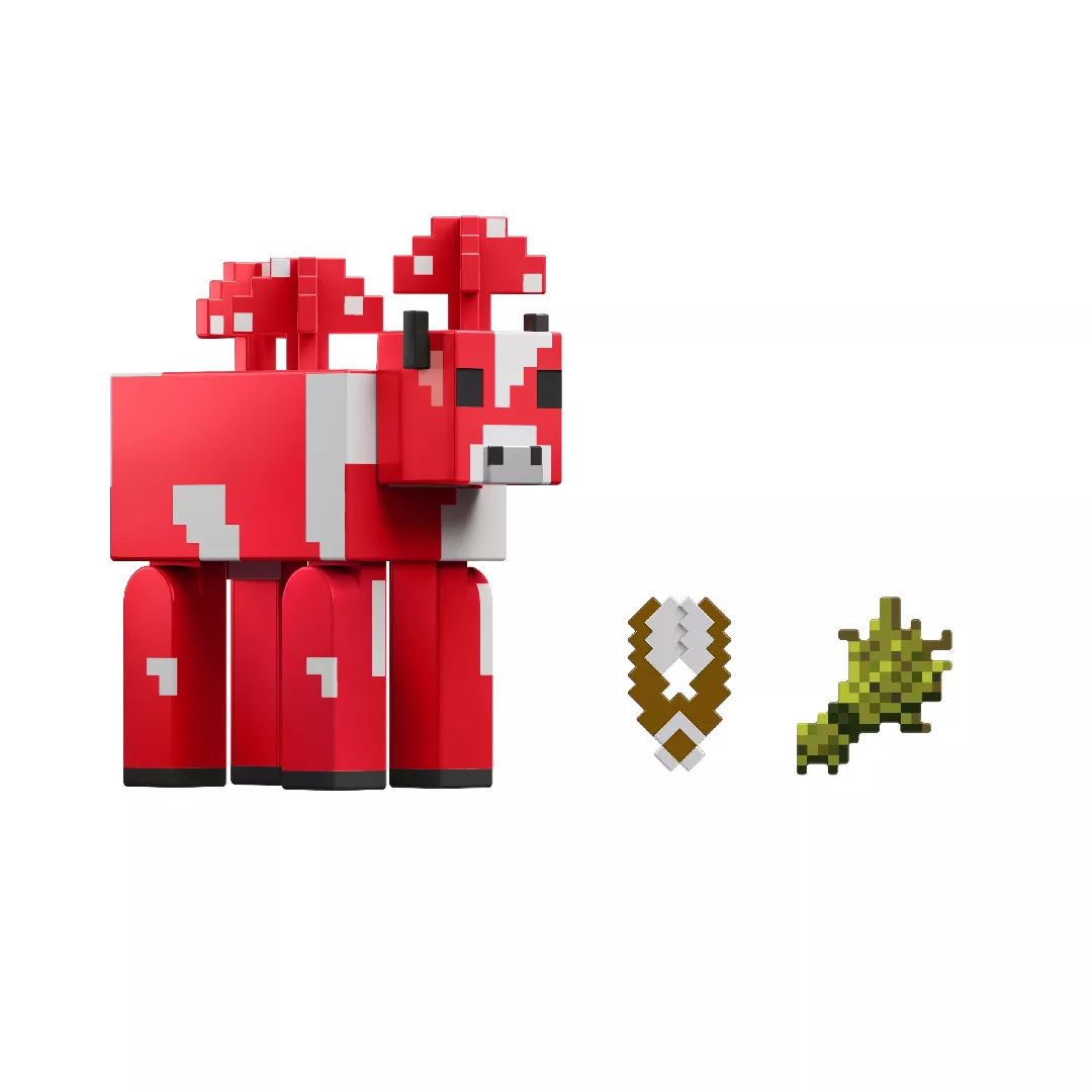 Minecraft 3.25` CORE FIGURE Mooshroom