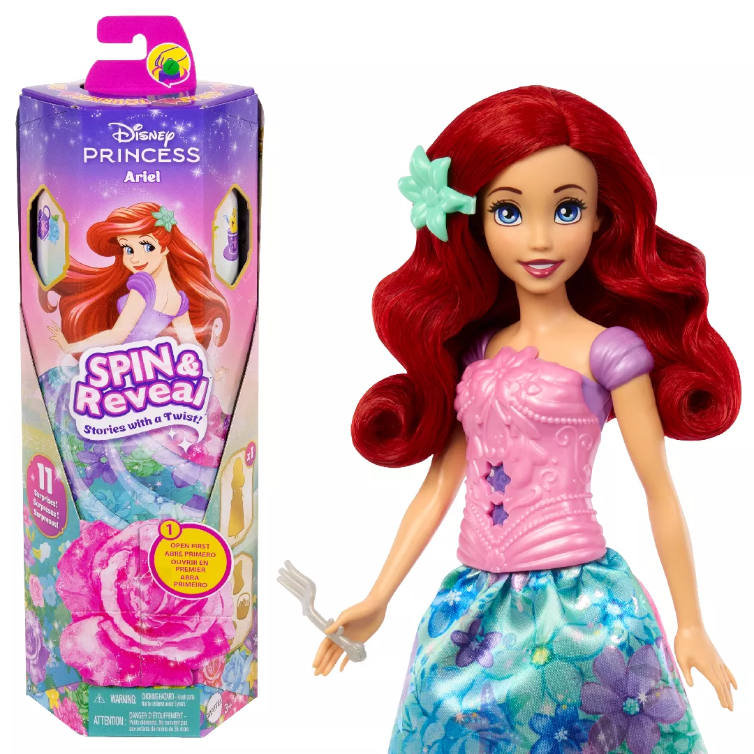 Disney Princess Spin  Reveal Ariel Fashion
