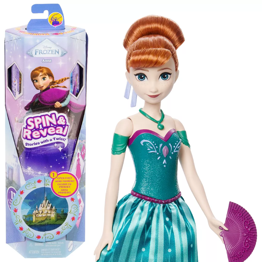 Disney Frozen Spin Reveal Anna Fashion