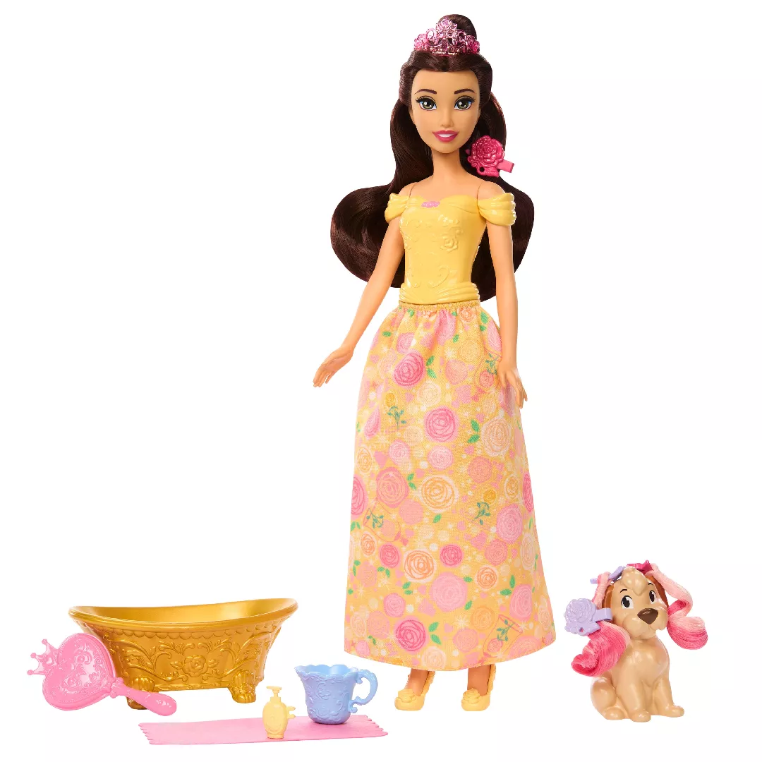 Disney Princess Bathe  Brush Belle Fashion