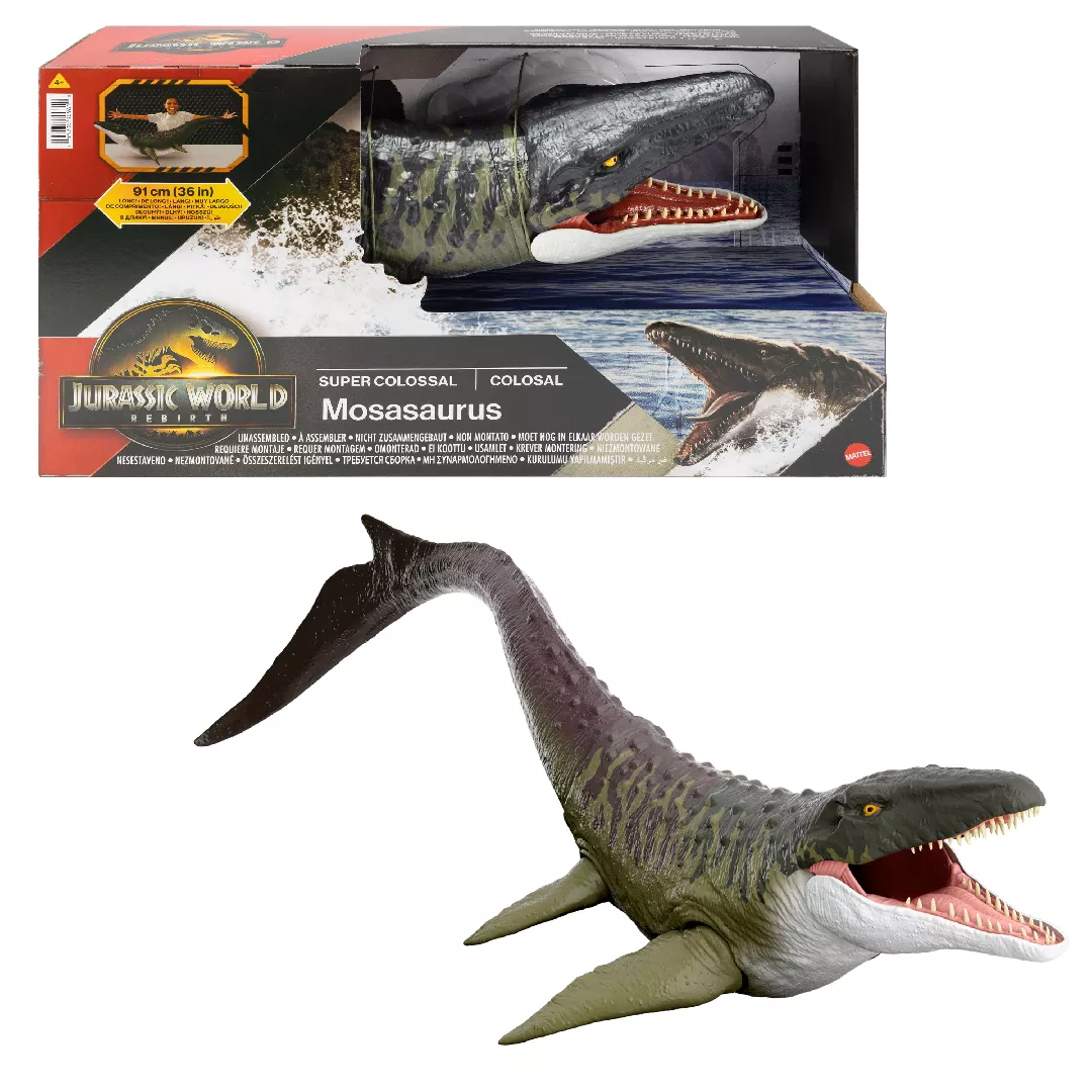 Jurassic World Rebirth Super Colossal Mosasaurus