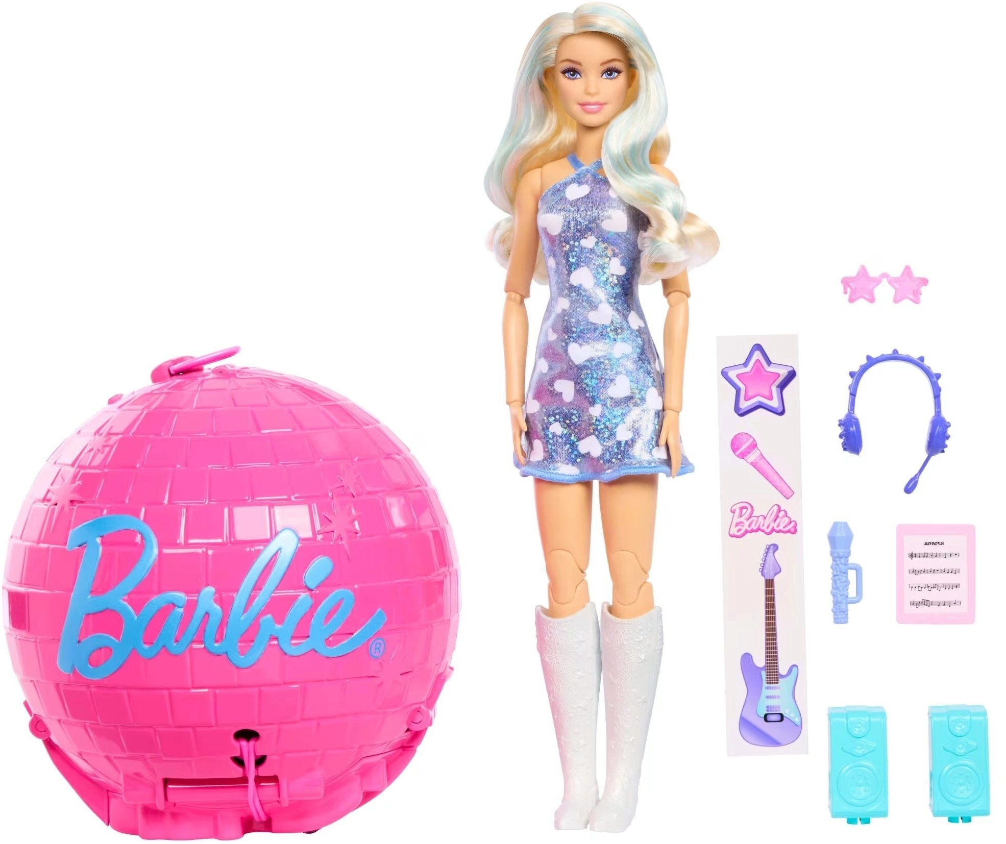 Barbie Team Roll and Reveal Pop