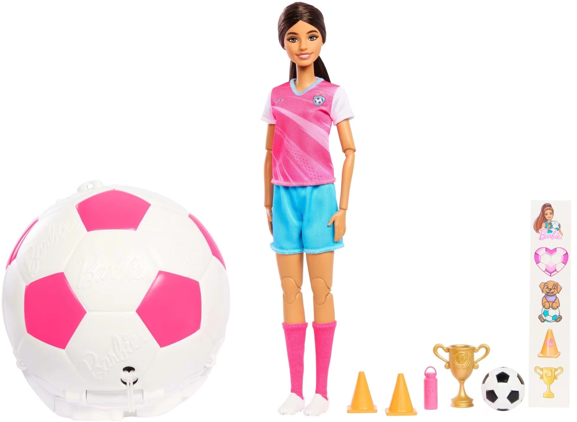 Barbie Team Roll and Reveal Soccer