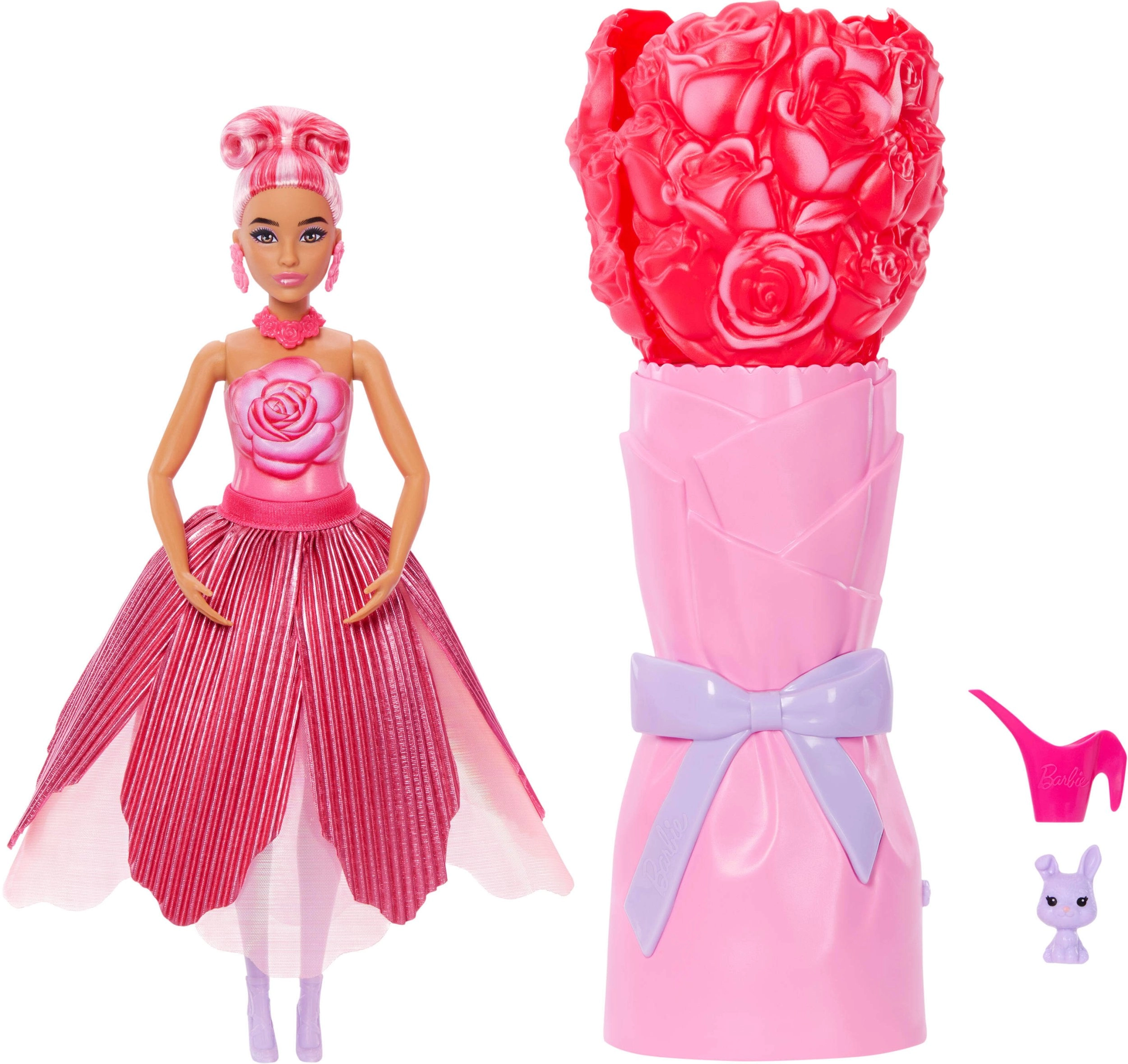 Barbie Floral surprise Red rose JMF56