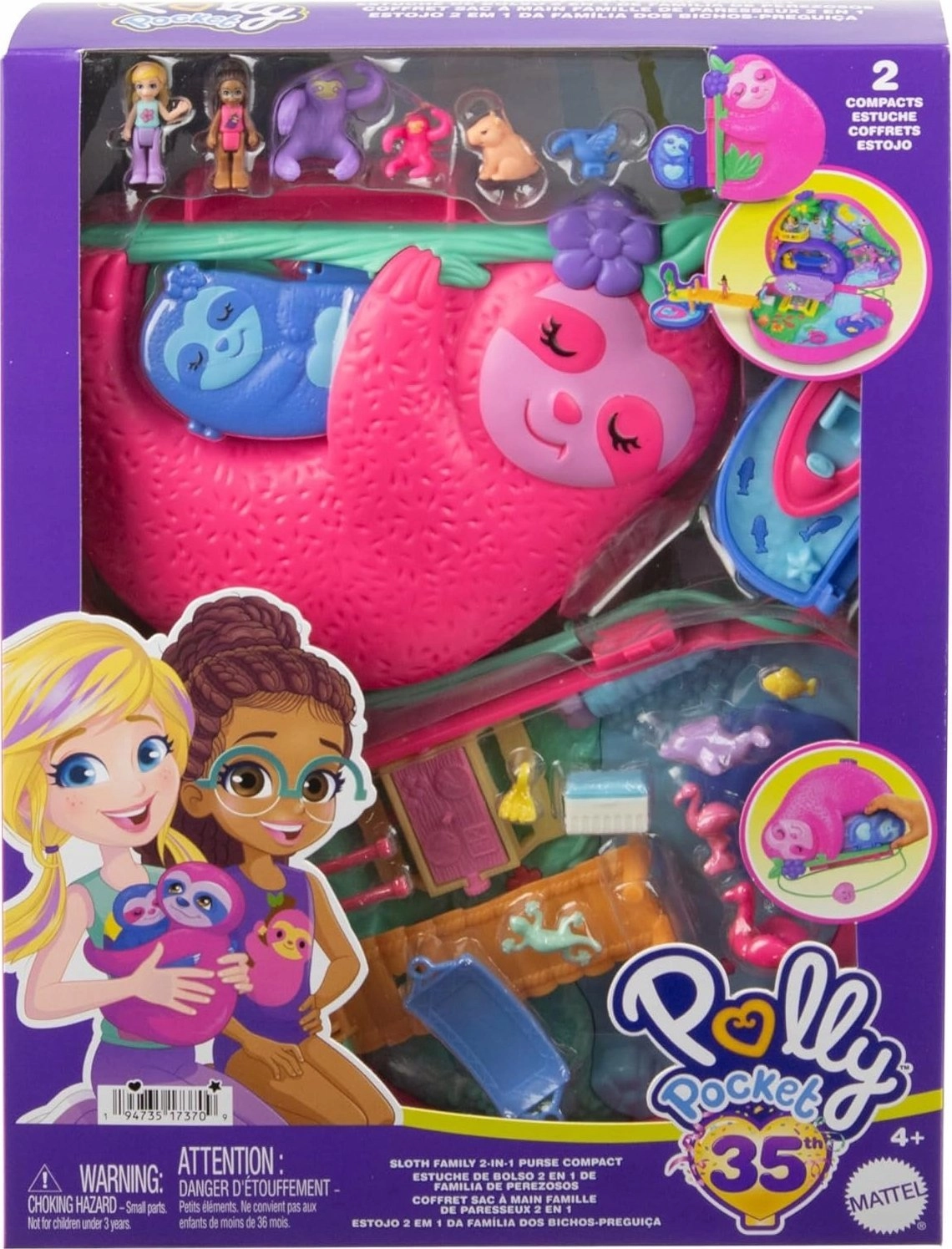 Figurka Mattel Polly Pocket Kompaktowa Torebka
