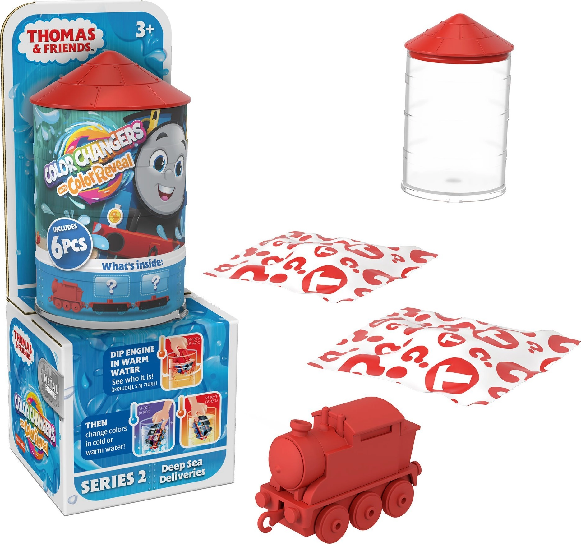 Mattel THOMAS LOKOMOTYWA WAGONIK COLOR REV