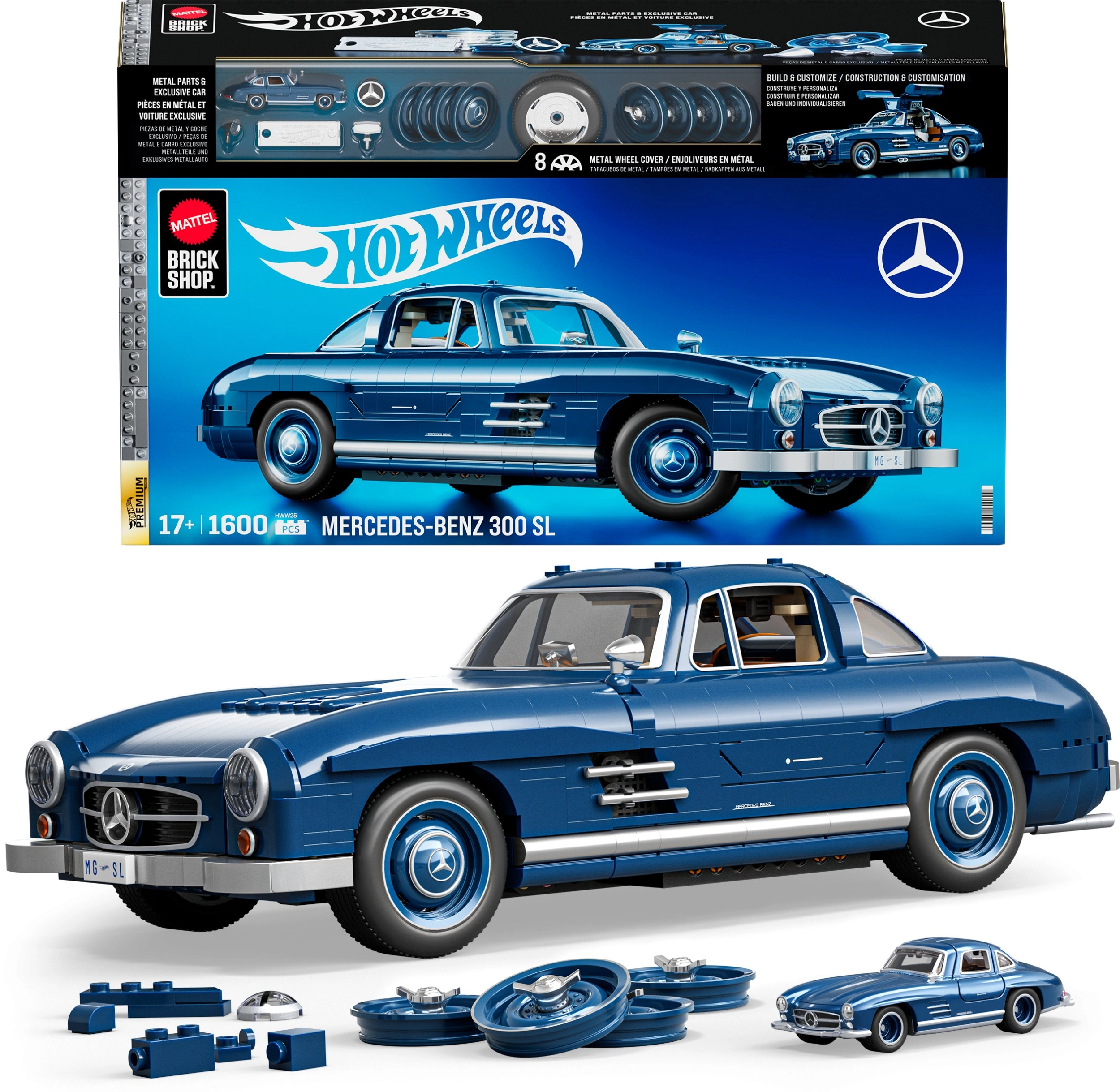 Mattel Brick Shop Hot Wheels Mercedes-Benz