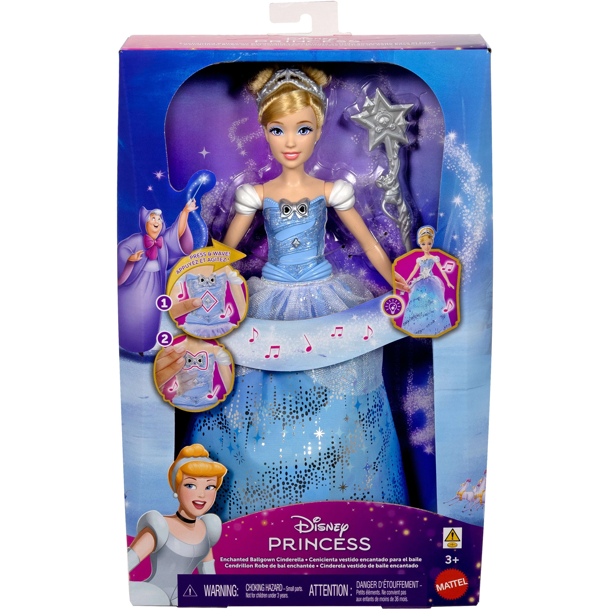 Mattel Disney Princess Cinderella fashion doll