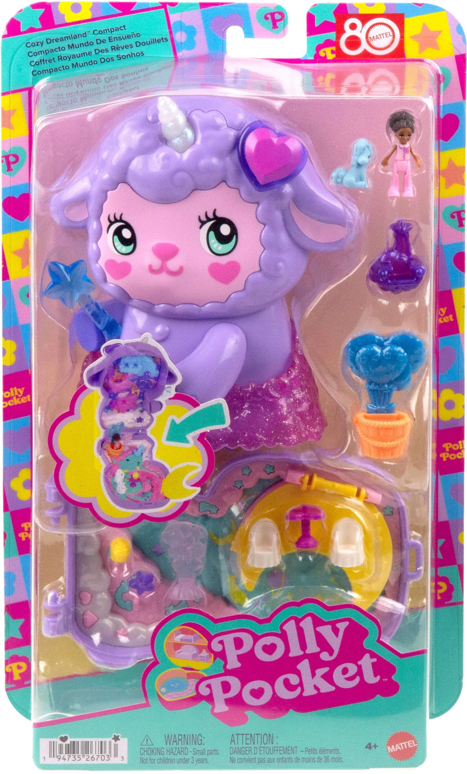 Polly Pocket Cozy Dreamland Lamb Compact