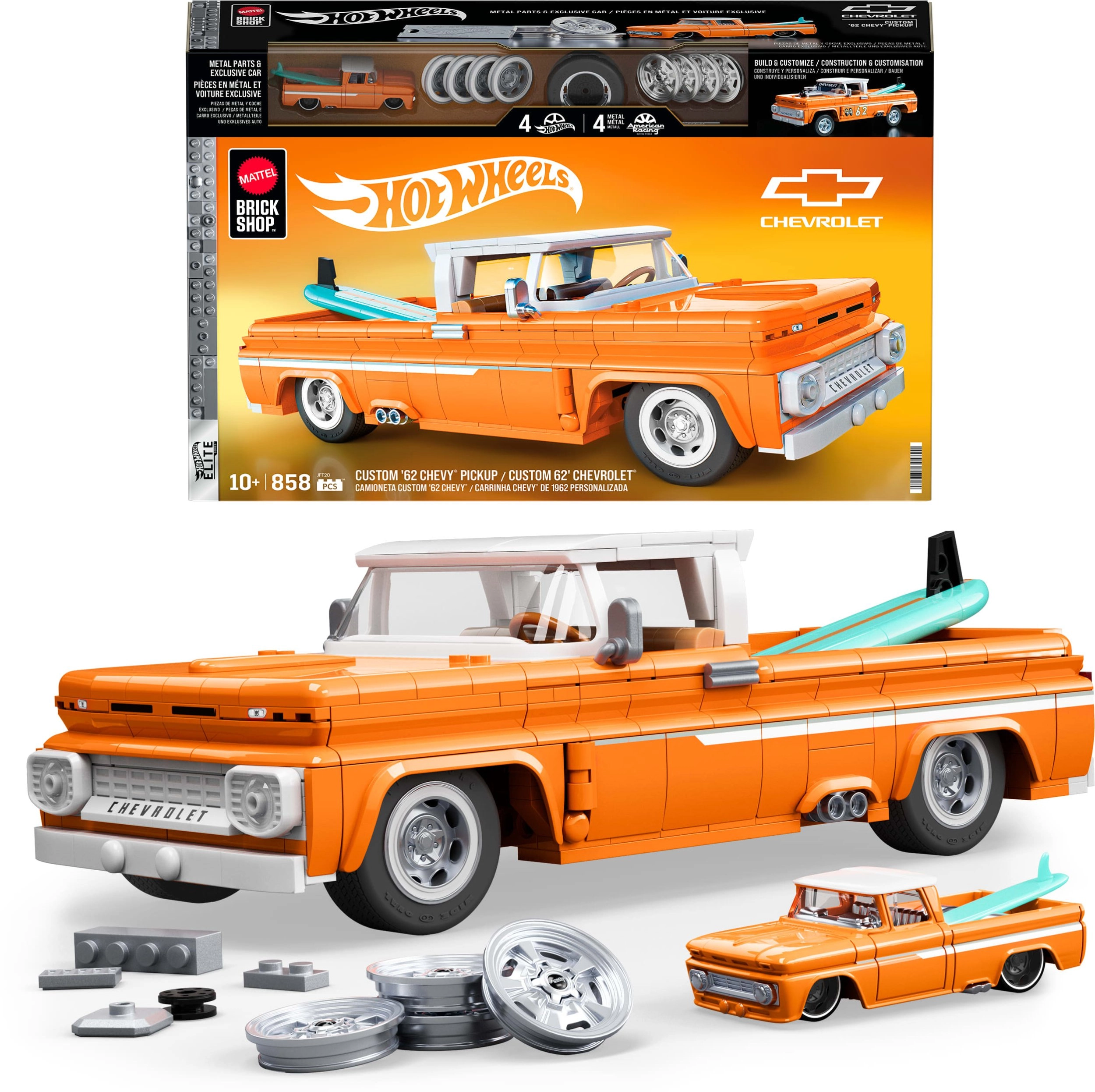 Mattel Brick Shop Hot Wheels Custom