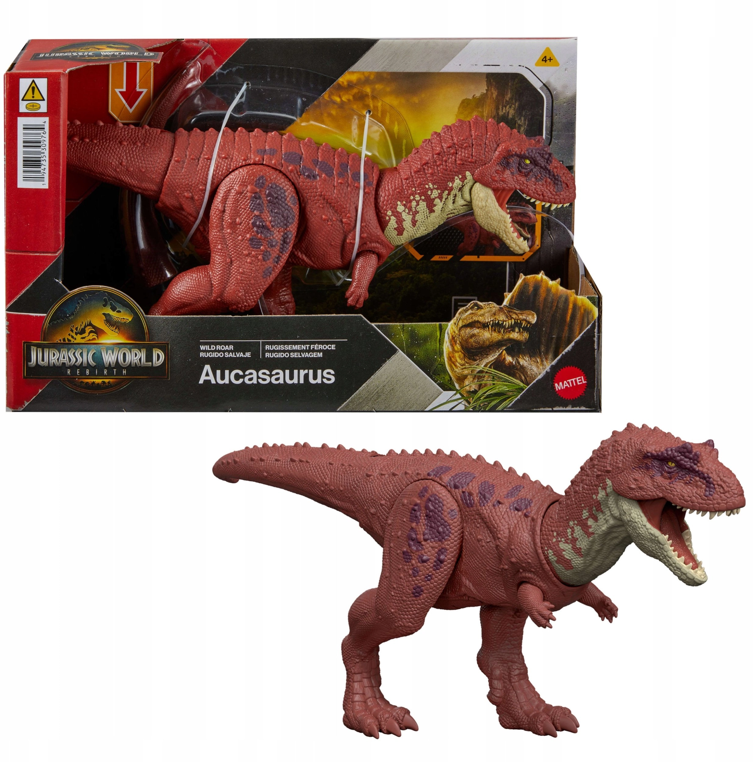 Mattel Jurassic World Wild Roar Aucasaurus