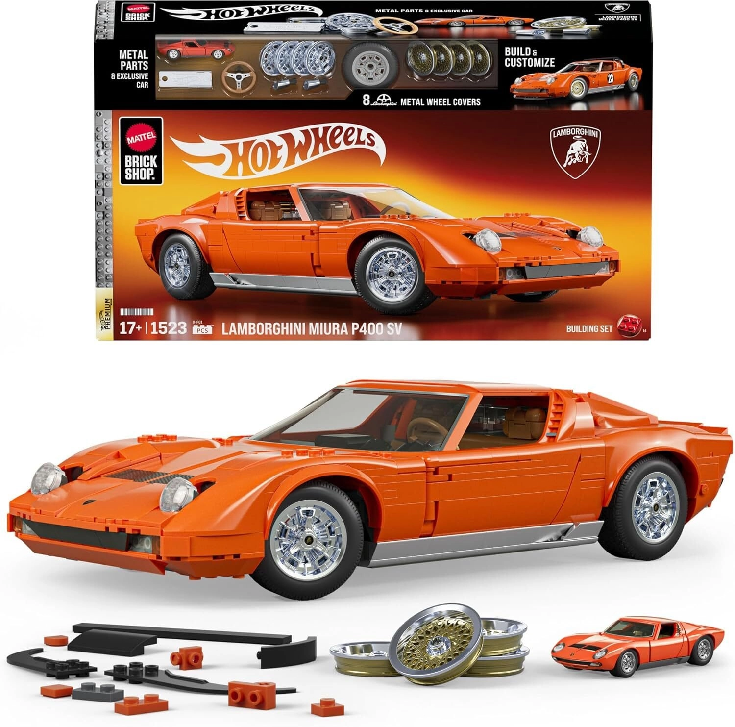 Mattel Brick Shop Hot Wheels `71