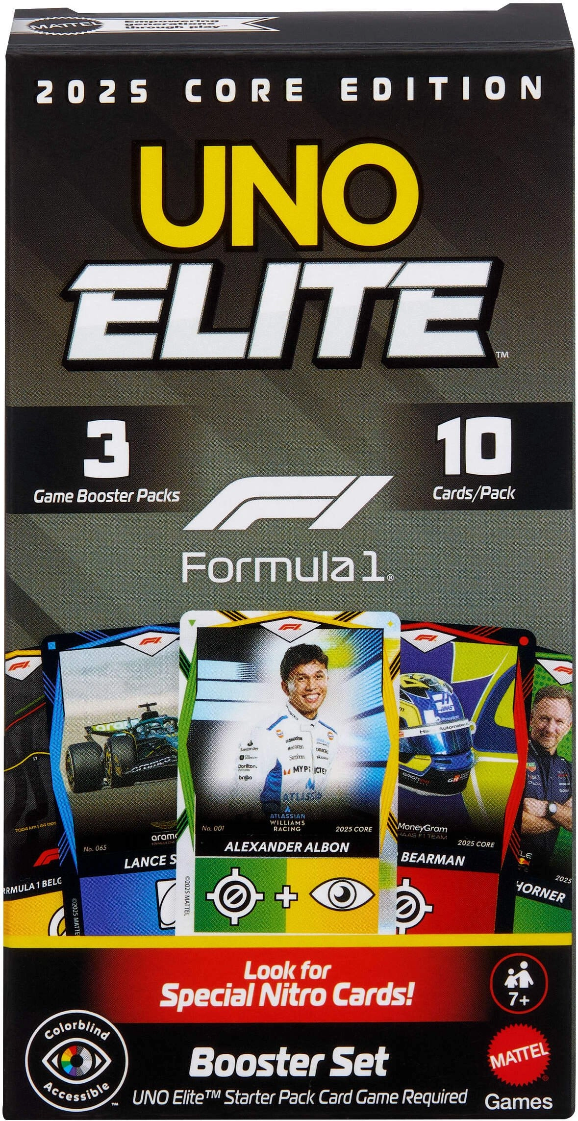 Mattel UNO ELITE F-1 Booster Set