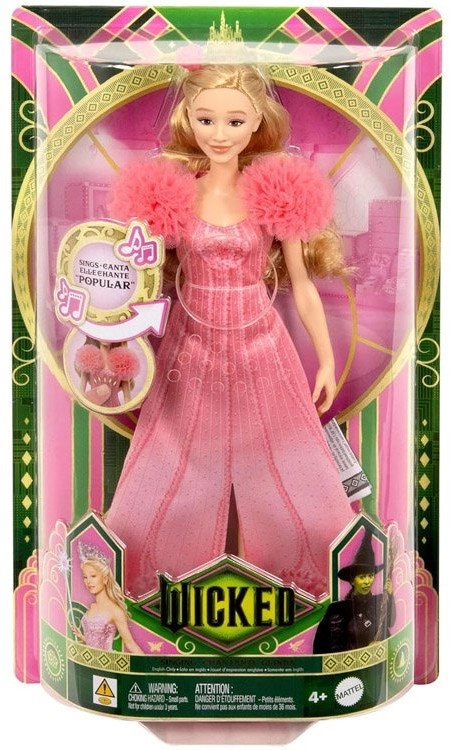 Mattel Wicked Singing Glinda Fashion Doll