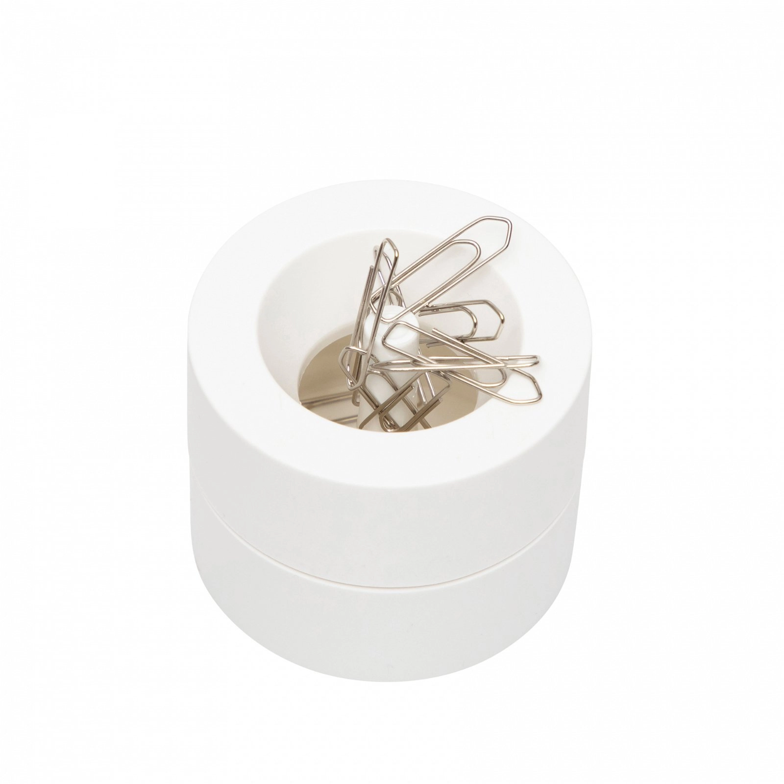 MAUL Clip Dispenser. White spinacz Plastik