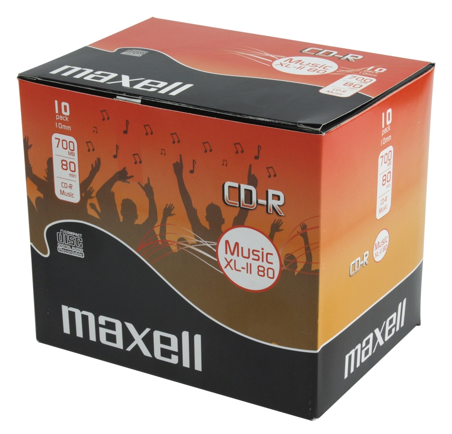 Maxell CD-R 700 MB 52x 10