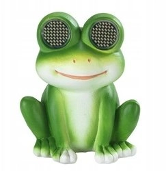 Maximex Solar LED garden frog figurine