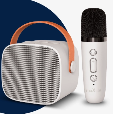 Maxlife Bluetooth karaoke speaker MXKS-100 white