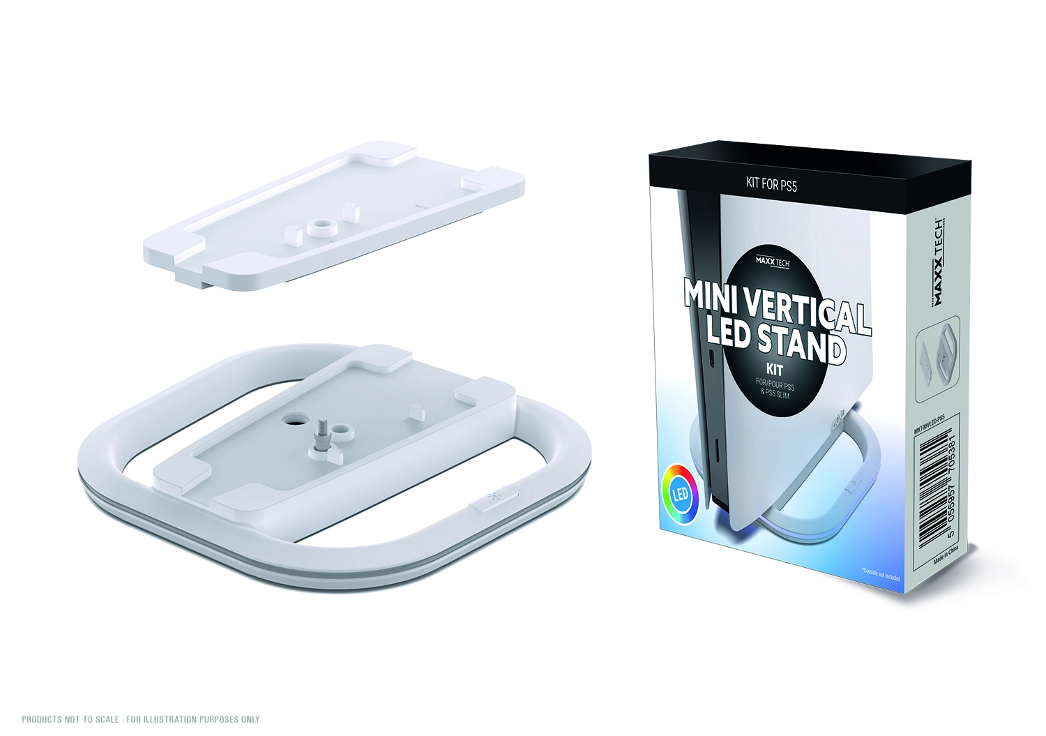 PS5 Mini Vertical LED Stand MXT-MVLED-PS5