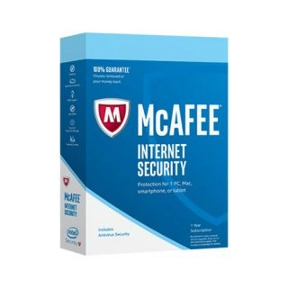 McAfee Internet Security 2018 1Y Antivirus
