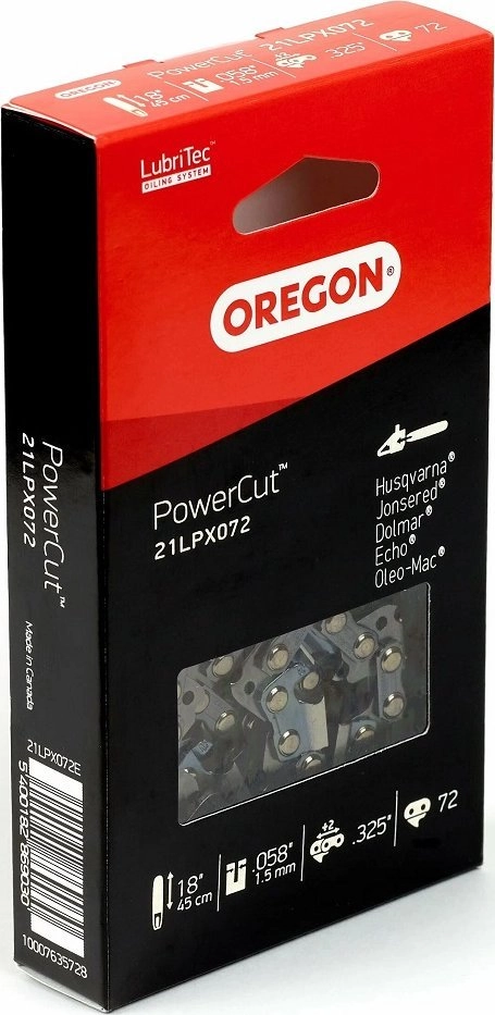 OREGON SAW BLADE CHAIN 45cm/72/325"/1
