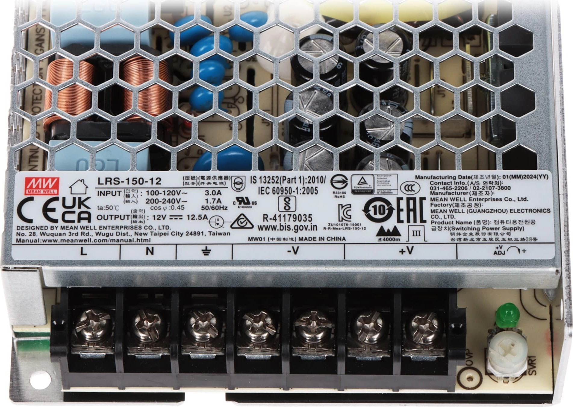 Mean Well ZASILACZ IMPULSOWY LRS-150-12 MEAN