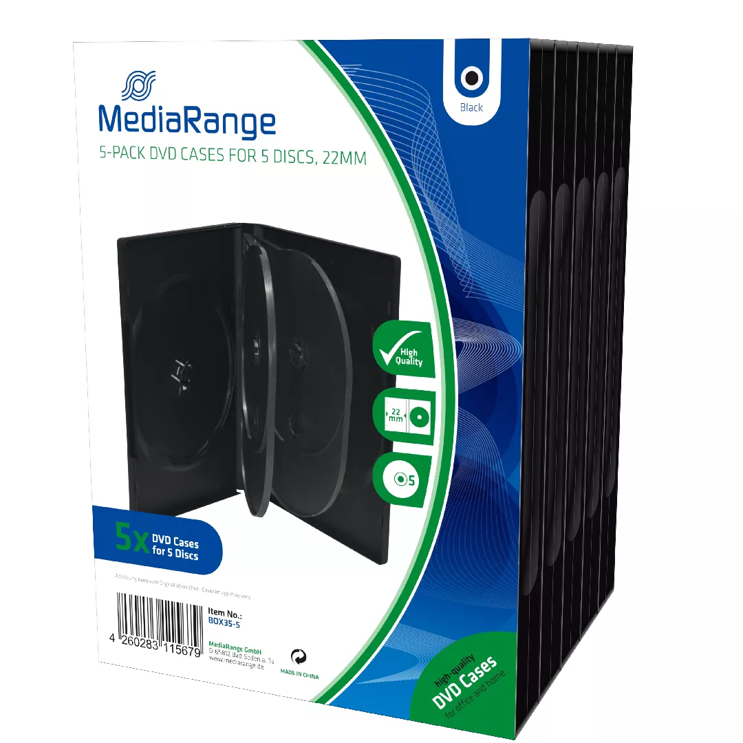 MediaRange BOX35-5 optical disc case DVD