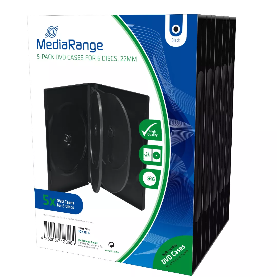 MediaRange BOX35-6 optical disc case DVD