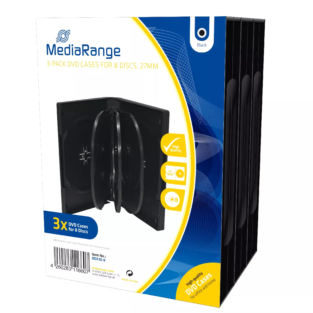 MediaRange BOX35-8 optical disc case Jewel