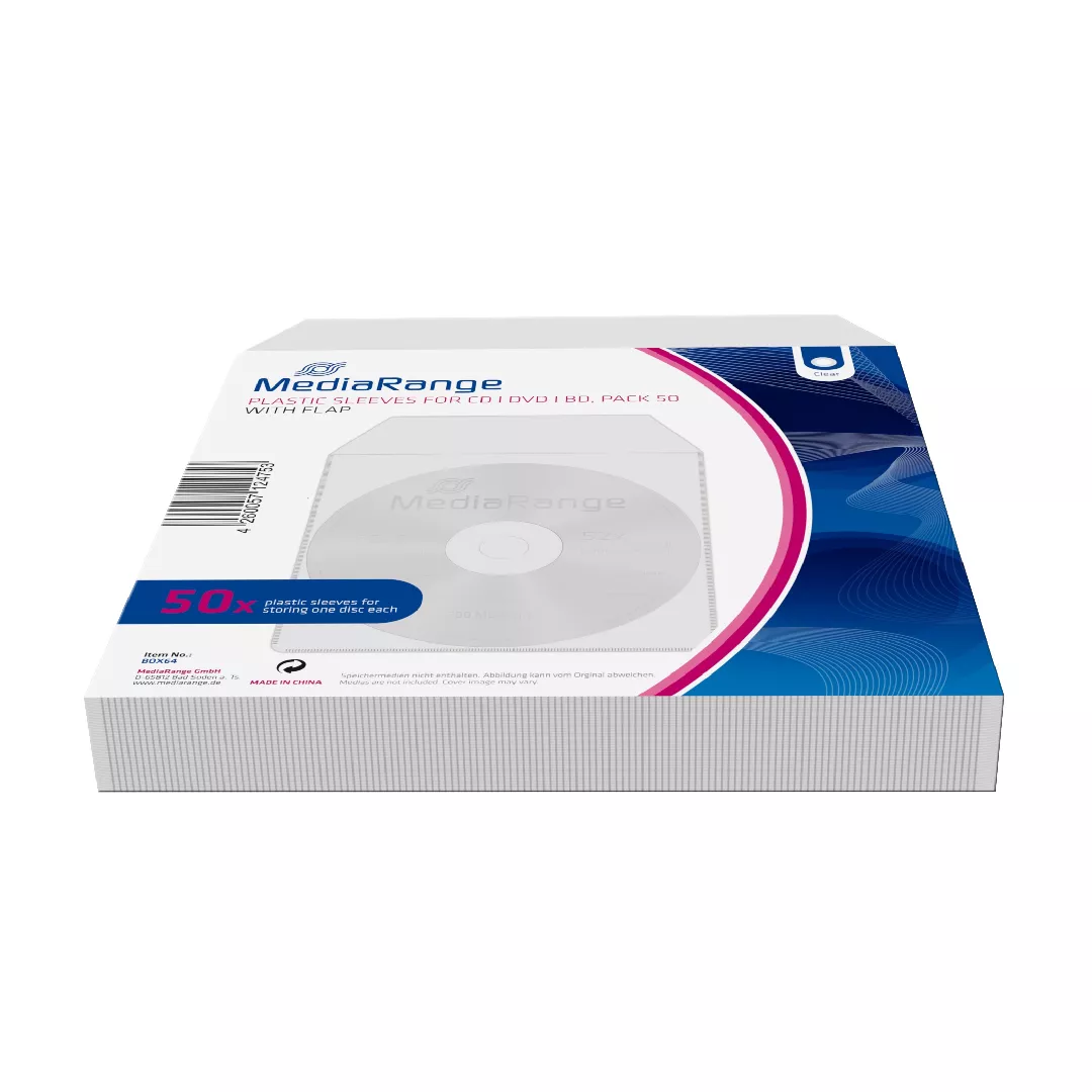 MediaRange BOX64 optical disc case Sleeve