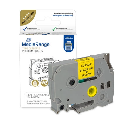 MediaRange Plastic tape cassette  for label